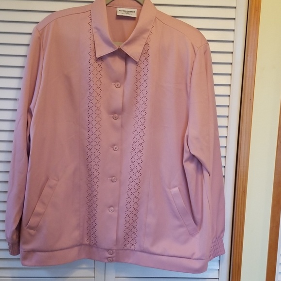 Alfred Dunner Jackets & Blazers - Womens 16W Alfred Dunner Mauve Jacket